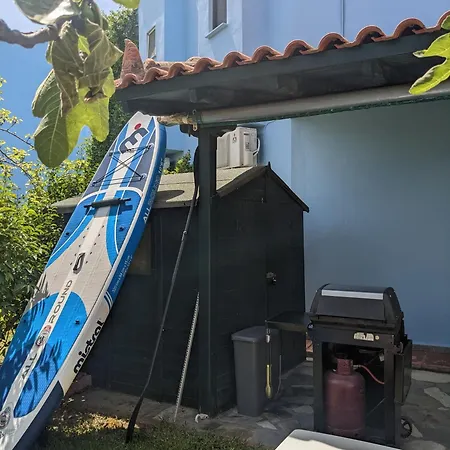 Blue House 30m From The With Sea View