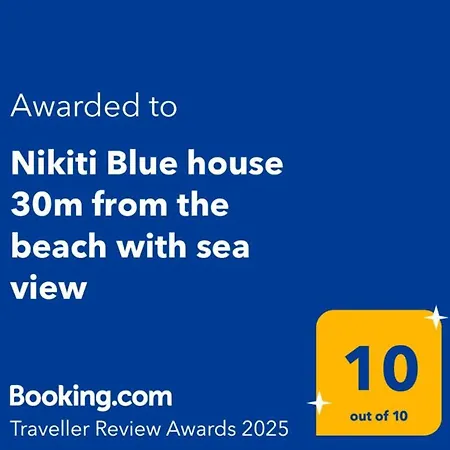 Vakantiehuis Blue House 30m From The With Sea View *