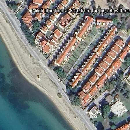 Feriehus Blue House 30m From The With Sea View Nikiti (Sithonia)
